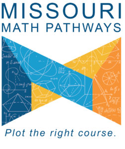 Missouri Math Pathways. Plot the right course. Logo.